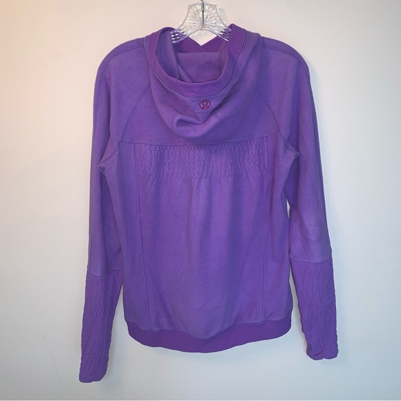 Lululemon Fleece Pullover Hoodie Purple 6 - Picture 3 of 9